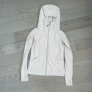 Lululemon Grey Scuba Full-Zip Hoodie